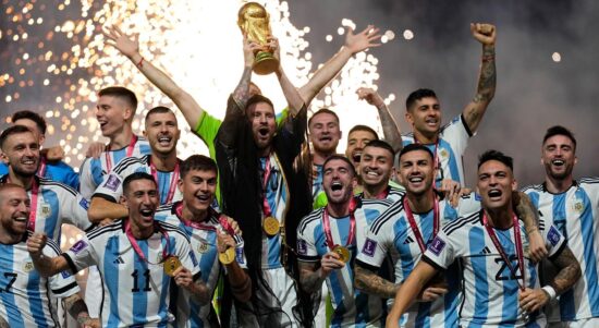 Selebrasi Argentina Jadi Juara Piala Dunia 2022/FOTO: liputan6.com